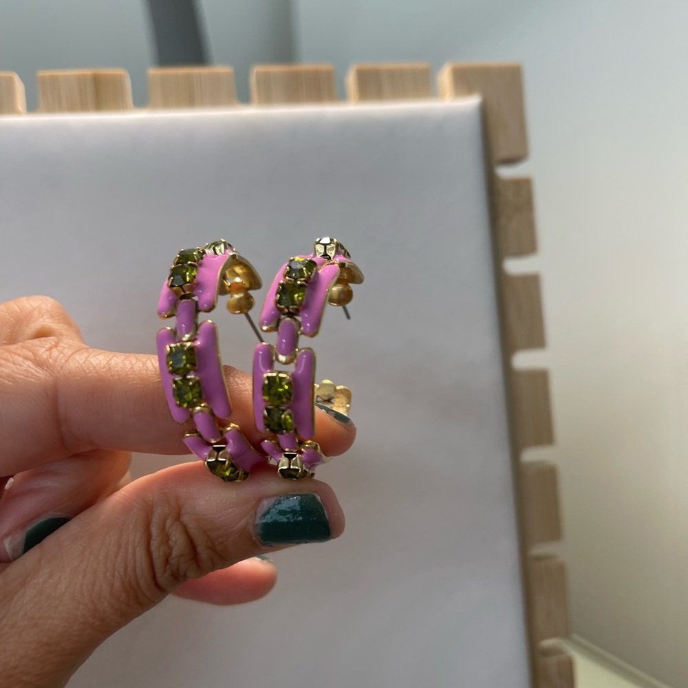 TOVA Hoops in pink - Picture 2 of 5